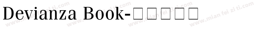 Devianza Book字体转换